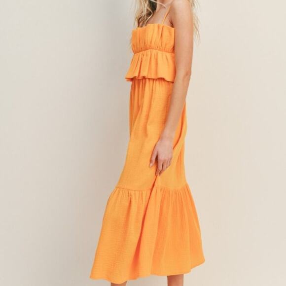 Deena Ruffle Bust Midi Dress - Picture 6 of 8